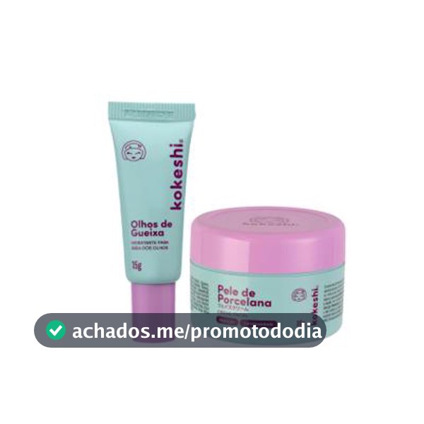 Kit Dupla Renovadores Faciais Kokeshi Pele Porcelana Olhos Gueixa