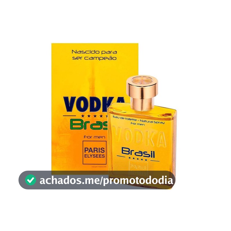 Perfume Vodka Brasil Yellow ( amarelo) Paris elysses 100ml - Perfume Masculino - Magazine Sacafarelli