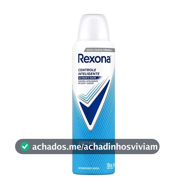 Desodorante Antitranspirante Aerossol Feminino Rexona Cotton Dry 72 horas 150ml