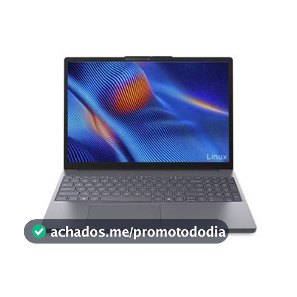 Notebook Lenovo IdeaPad Slim 3 15IRU10 Intel Core 3 100U 8GB 256GB SSD Linux 15.3" - 83NUS00000 Luna Grey