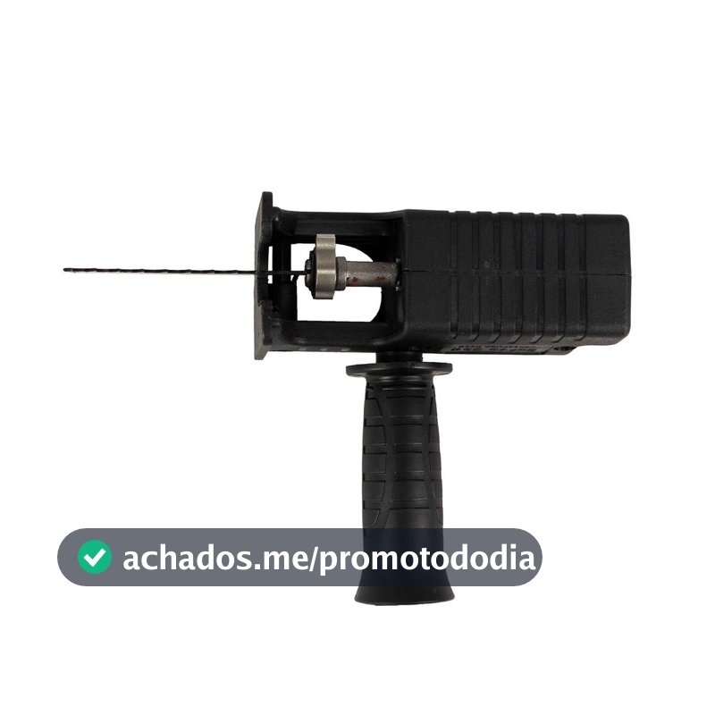 Adaptador Serra Tico Tico para Parafusadeira Titanium Platina com Lâminas para Madeira e Metal