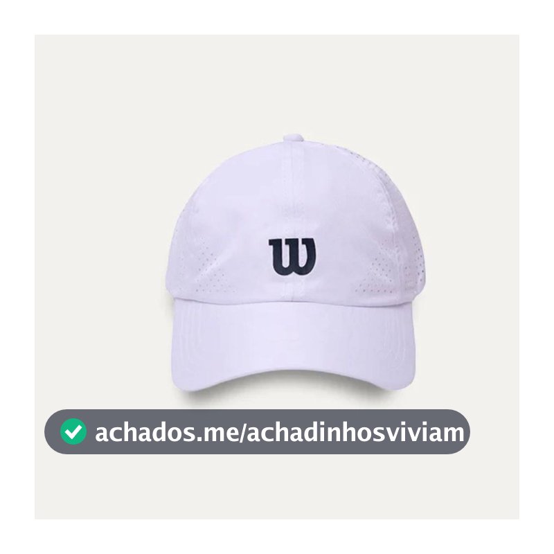Bone Rush Branco Wilson - Boné Esportivo