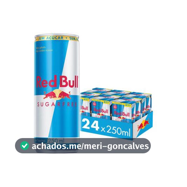 Kit Bebida Energética Red Bull Zero Açúcar 250ml