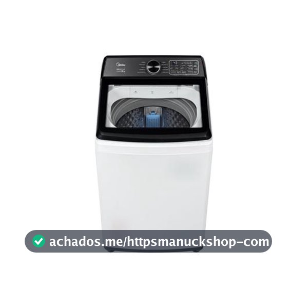 Lavadora de Roupas Midea 12kg 10 Programas de Lavagem Branco Wave Impeller MAV04W120/WKBR04 - Máquina de Lavar