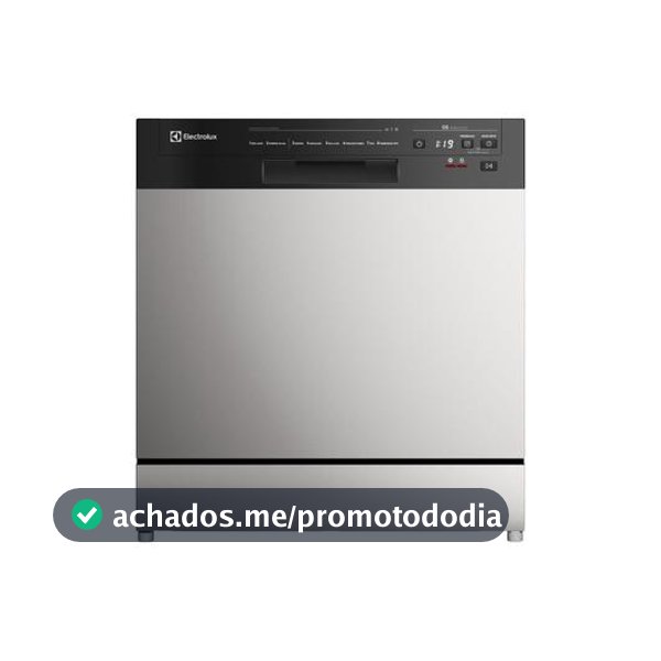Lava-louças Electrolux 8 Serviços com Função Higienizar LS08E Inox