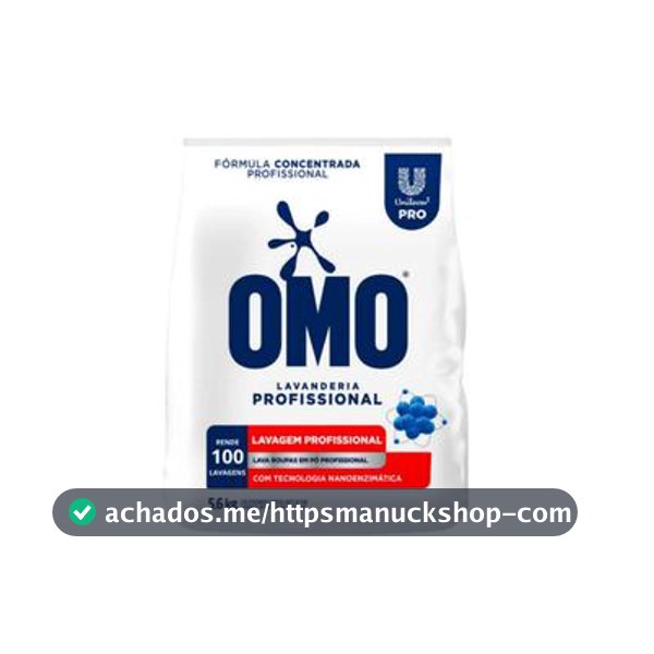 Lava Roupas Pó 5,6KG Omo Lavanderia Pro