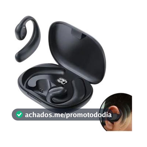 Fone De Ouvido Bluetooth Condução Óssea Original Sem Fio