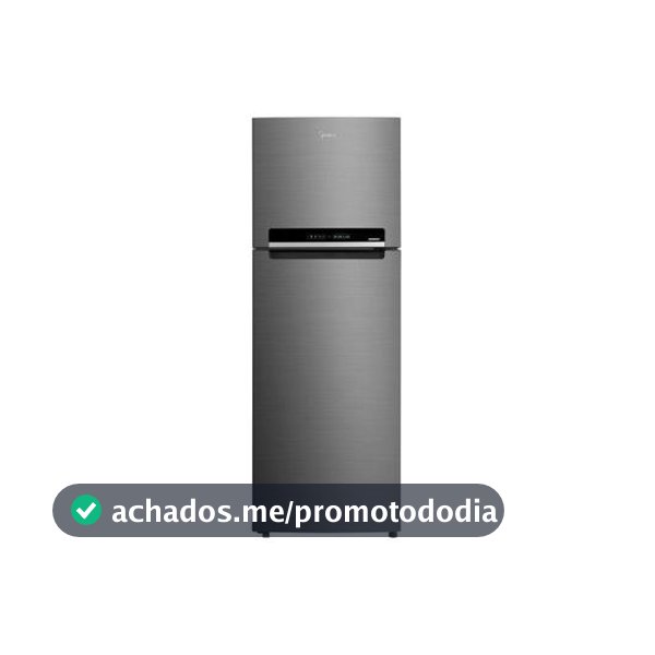 Geladeira/Refrigerador Midea Frost Free Duplex Inox 394L MDRT533EVD461