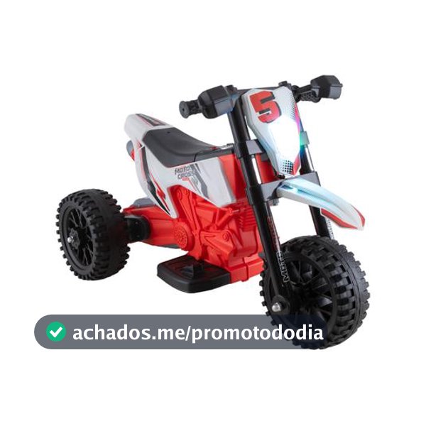 Moto Elétrica Infantil 6V Moto Cross - Bandeirante - Moto Elétrica Infantil
