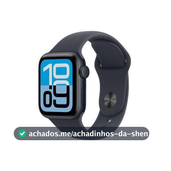 Apple.Watch SE 3ª Geração 44mm GPS Preto Meia-noite - Watch Series SE 3 - Smartwatch - Magazine Duduocha