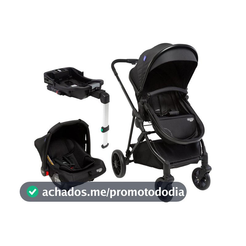 Carrinho de Bebê com Bebê Conforto Cosco Kids Lummy Trio até 22kg