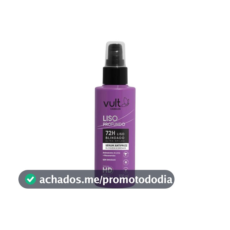 Sérum Capilar Vult Cabelos Liso Profundo 100ml