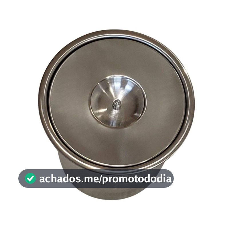 Lixeira Pia Cozinha Embutir No Granito Em Inox 3lt 15X25 CM