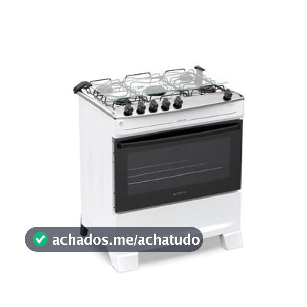 Fogão Atlas Mônaco Top Branco Bivolt 5 Bocas