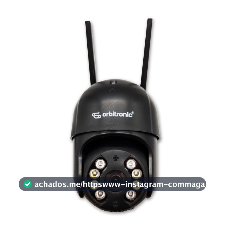 Câmera Externa Segurança Ip Infravermelho Wifi Hd Cor Preta Orbitronic - Câmera IP - Magazine Vistore