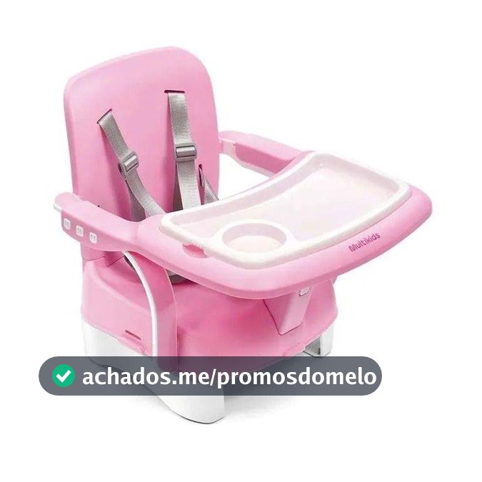 Assento Elevatório para Refeição Lollipop Rosa Multikids