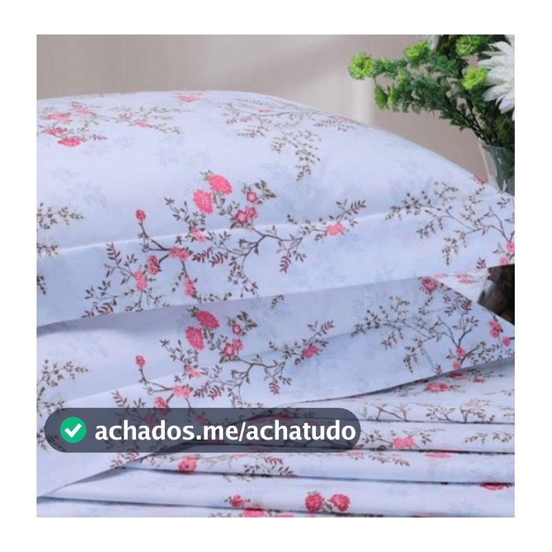 Jogo de Cama Lençol HYPERCAL 400 FIOS CASAL PADRÃO ESTAMPADO 4 PEÇAS - ESTAMPAS SORTIDAS