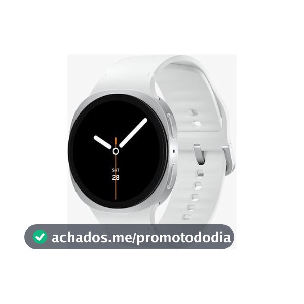 Smartwatch Samsung Galaxy Watch8 44mm Branco 32GB Bluetooth LTE