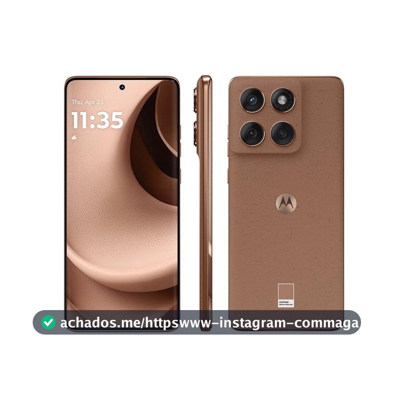 Smartphone Motorola Edge 60 Fusion 256GB 5G 24GB RAM Mocha Mousse 6,7" Câm. Dupla + Selfie 32MP