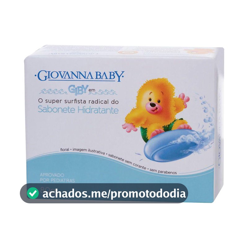 Sabonete em Barra Giby Giovanna Baby - Baby &amp; Kids