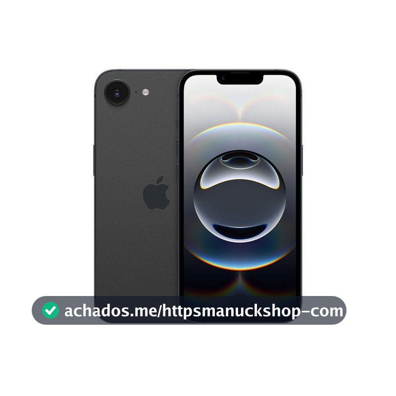 Apple iPhone 16e 128GB Preto 6,1" 48MP iOS 5G