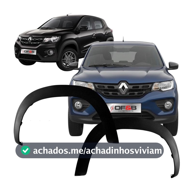 Moldura Paralama Dianteiro Renault Kwid 2017 2018 2019 2020 2021