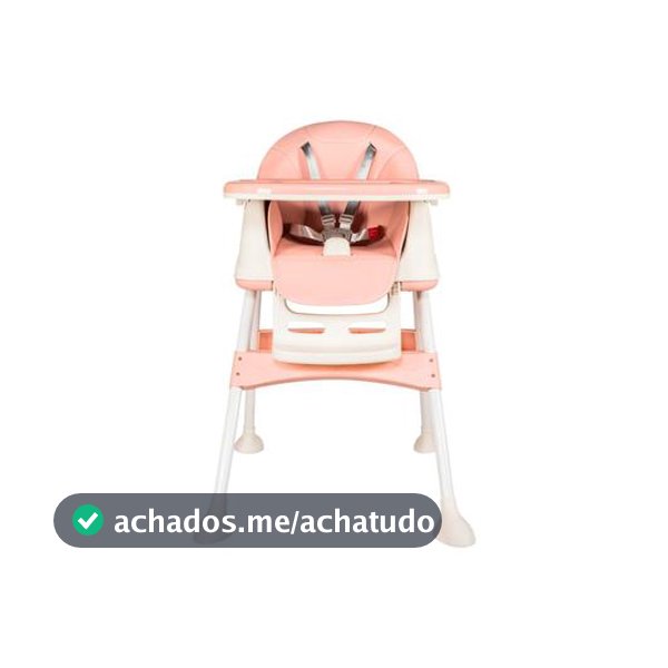 Cadeira de Alimentação Portátil Bebê Honey Maxi Baby - Rosa - Cadeira de Alimentação Alta - Magazine Sacafarelli