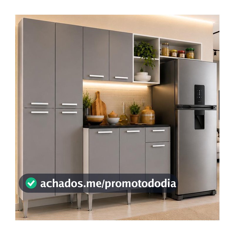 Armário de Cozinha Compacta Pequim Multimóveis V2933