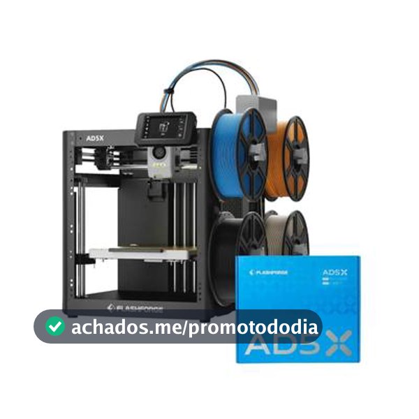 Impressora 3D Flashforge AD5X Multicolorida Com Fechamento Bivolt Chaveado