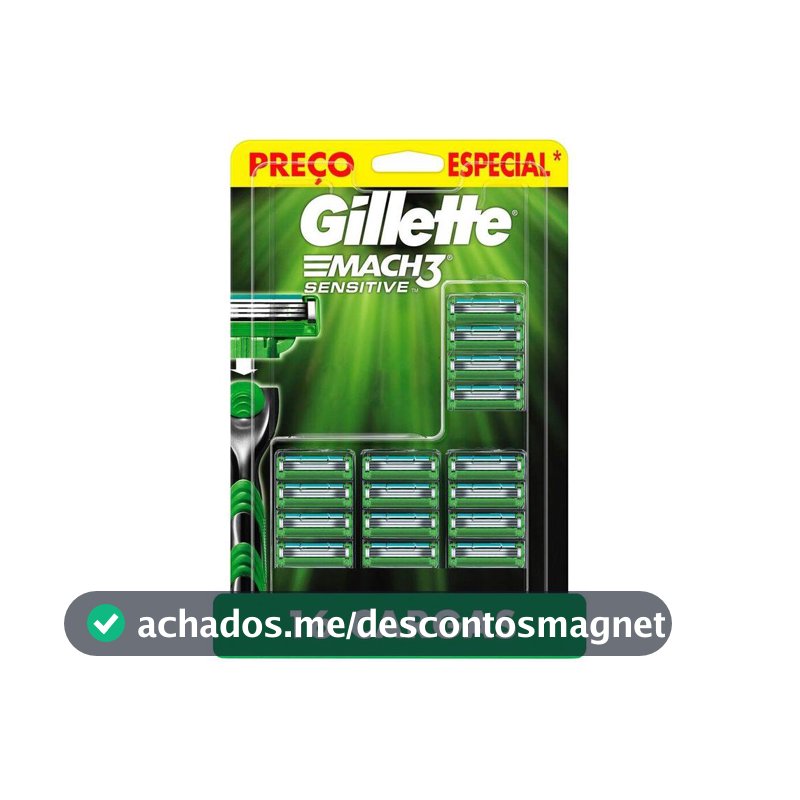 Carga para Aparelho de Barbear Gillette