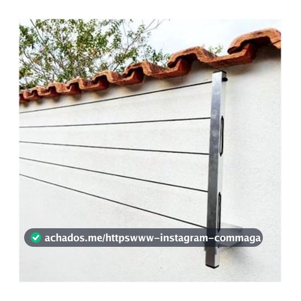 Varal de Parede Retrátil em Aluminio Com Kit Instação Suporta até 80kg - 2i - Varal de Parede
